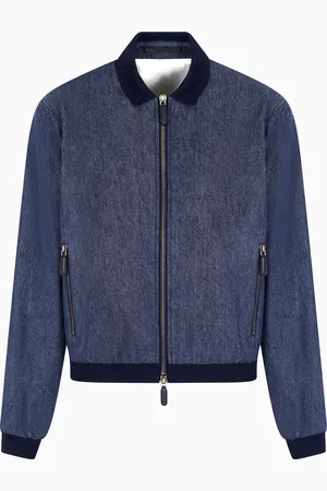 Giorgio Armani Blouson en lin et coton