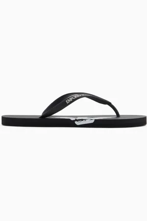 Emporio Armani Tongs en caoutchouc avec logo