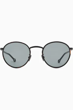 Giorgio Armani Lunettes de soleil rondes homme