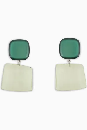 Emporio Armani Boucles d’oreilles pendantes avec pierre transparente