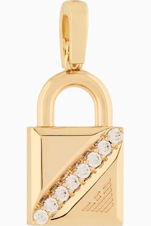 Emporio Armani Pendentif en laiton doré