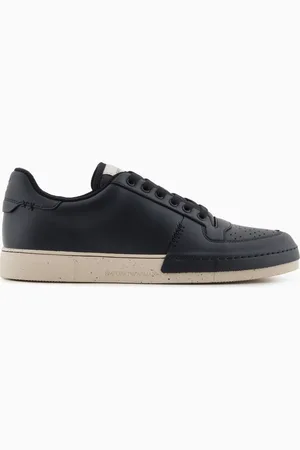 Emporio Armani Sneakers en cuir lisse