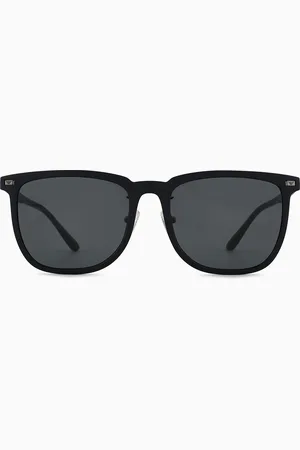 Emporio Armani Lunettes de soleil unisexe de forme carrée