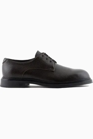 Emporio Armani Derbies en cuir grainé