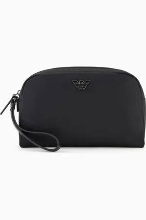 Emporio Armani Trousse de toilette en nylon recyclé ASV