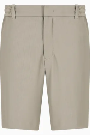 Emporio Armani Bermuda en nylon stretch effet canneté