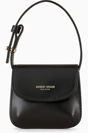 Giorgio Armani Mini bijou de sac La Prima en cuir liégé