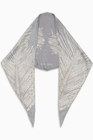 Giorgio Armani Foulard en soie imprimée