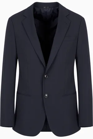 Giorgio Armani Veste droite en pure laine vierge ligne Soho