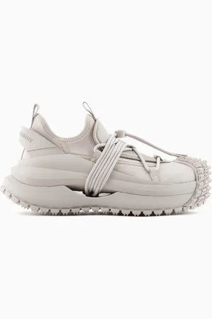 Emporio Armani Sneakers en nylon avec détails scuba et cordon de serrage