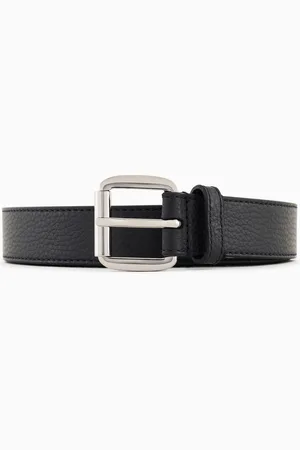 Emporio Armani Ceinture en cuir lisse