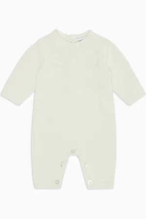 Emporio Armani Dors-bien en maille avec logo incrusté Tendresse