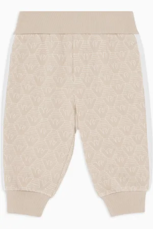 Emporio Armani Pantalon de jogging en jersey jacquard all over aigle ASV