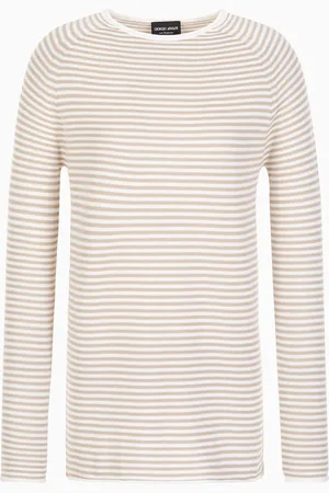 Giorgio Armani Pull en cachemire à motif rayé