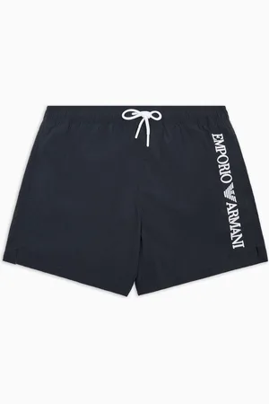 Emporio Armani Short de bain avec broderie logo verticale
