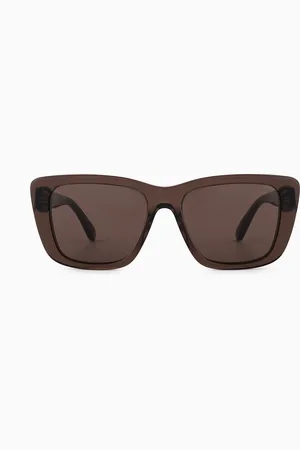 Emporio Armani Lunettes de soleil pour femme forme œil-de-chat