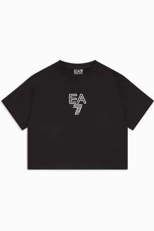 EA7 T-shirt ras-du-cou Visibility Girl en coton