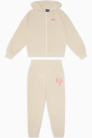 EA7 Survêtement Visibility Girl en coton stretch