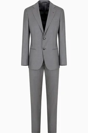 Giorgio Armani Costume gamme Soho à simple boutonnage en laine vierge et cachemire