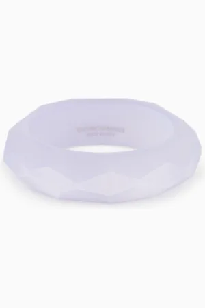 Emporio Armani Bracelet rigide à facettes