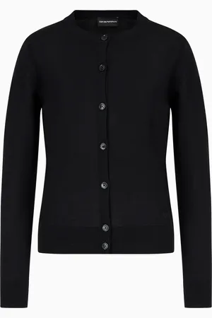 Emporio Armani Cardigan en pure laine vierge rase