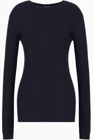 Giorgio Armani Pull ras-du-cou en pur cachemire