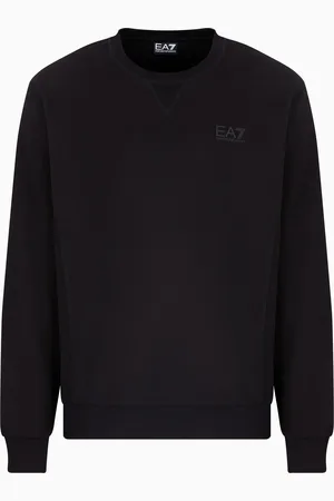 EA7 Sweat-shirt ras-du-cou Visibility en coton