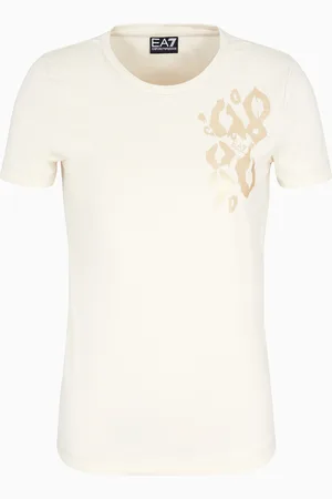 EA7 T-shirt ras-du-cou Graphic Series en coton stretch