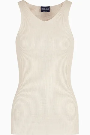 Giorgio Armani Top en jersey de soie
