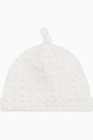 Emporio Armani Bonnet en jersey avec aigles optiques