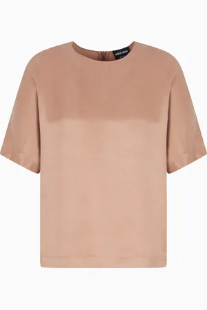 Giorgio Armani Chemisier ras-du-cou en viscose et cupro