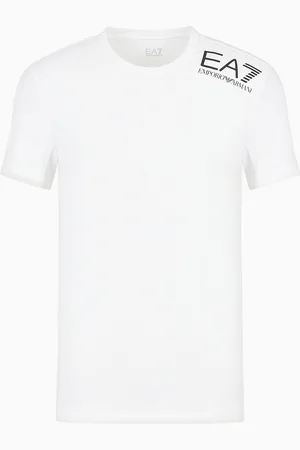 EA7 T-shirt ras-du-cou Dynamic Athlete en tissu technique VIGOR7
