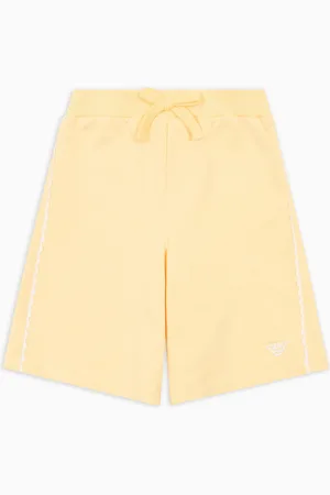 Emporio Armani Pantalon à taille élastique en jersey mélange modal ASV