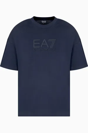 EA7 T-shirt ras-du-cou Visibility en coton