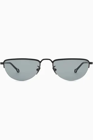Giorgio Armani Lunettes de soleil de forme irrégulière pour homme