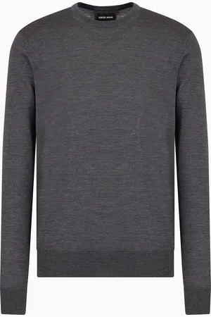 Giorgio Armani Pull ras-du-cou en laine vierge