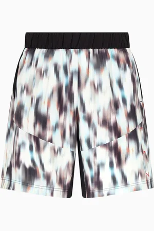 EA7 Bermuda Graphic Series en tissu technique stretch