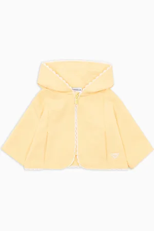 Emporio Armani Sweat-shirt façon cardigan et à capuche en jersey de mélange modal ASV