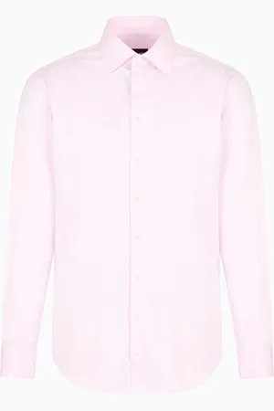 Giorgio Armani Chemise classique en sergé de coton