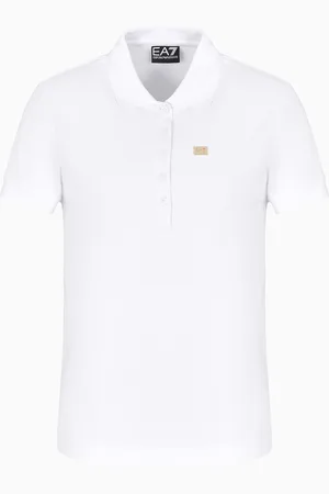 EA7 Polo Core Lady en jersey de coton stretch