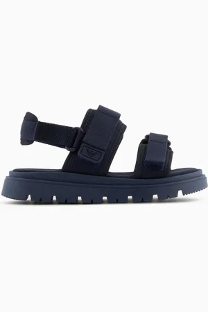 Emporio Armani Sandales en ruban à double bride