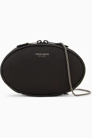 Giorgio Armani Pochette ronde en satin