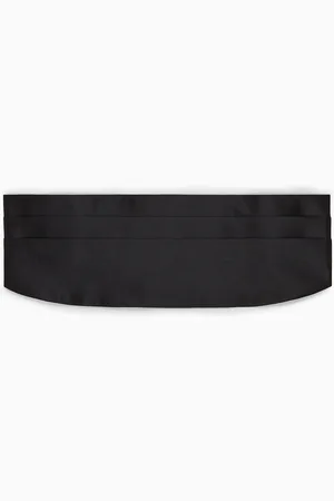 Emporio Armani Bande de smoking en pure soie
