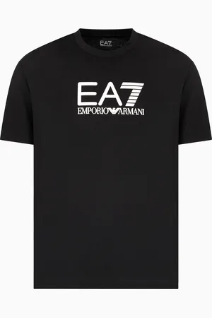 EA7 T-shirt ras-du-cou Visibility en coton
