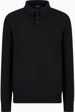 Giorgio Armani Polo à manches longues en cachemire