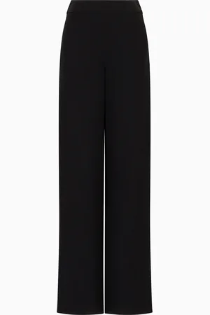 Giorgio Armani Pantalon droit en cady de soie