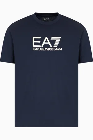 EA7 T-shirt ras-du-cou Visibility en coton