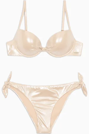 Emporio Armani Bikini avec push-up en tissu feuille recyclé ASV