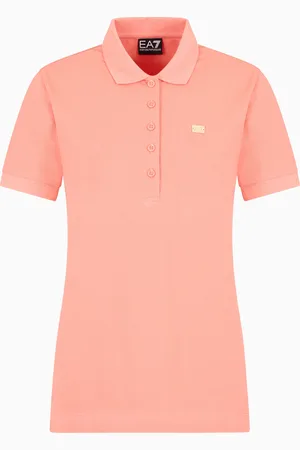 EA7 Polo Core Lady en jersey de coton stretch