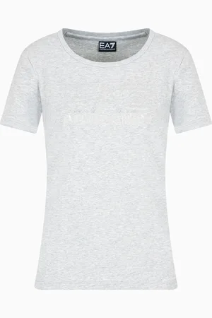 EA7 T-shirt Logo Series en jersey de coton stretch
